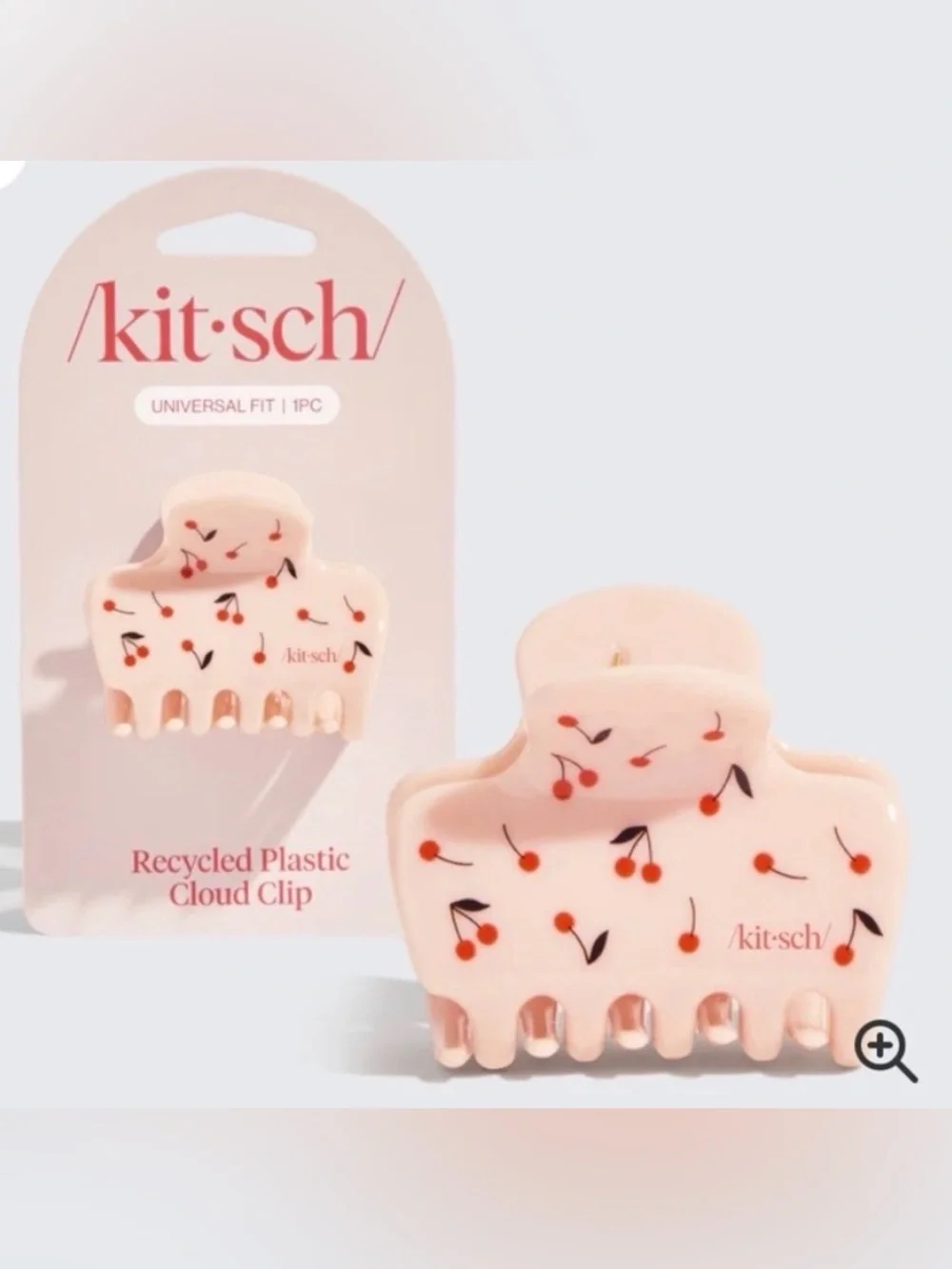 NEW • Kitsch Cherry Print Cloud Claw • Limited Edition + Viral Color/Print